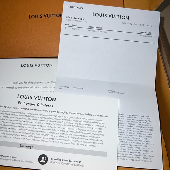 Brand New, 100% authentic Louis Vuitton FÉLICIE POCHETTE purse - Picture 11 of 16